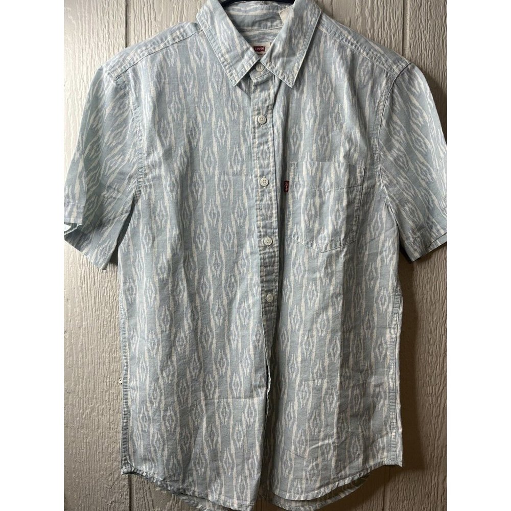 Men's Levi's Standard Short Sleeve Button Up Shirt w/ Chest Pocket  Sz Small NWT